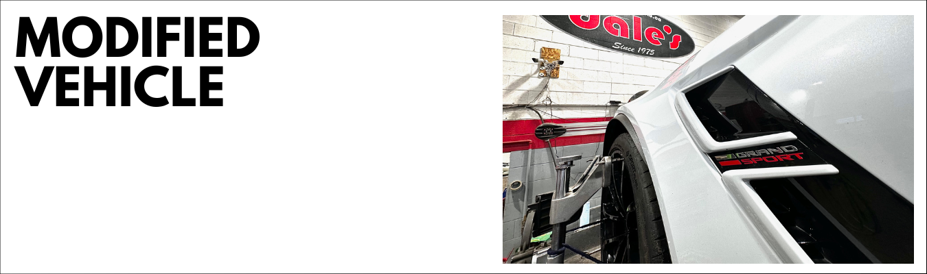 Modified Vehicle Wheel Alignment Dales Auto Service