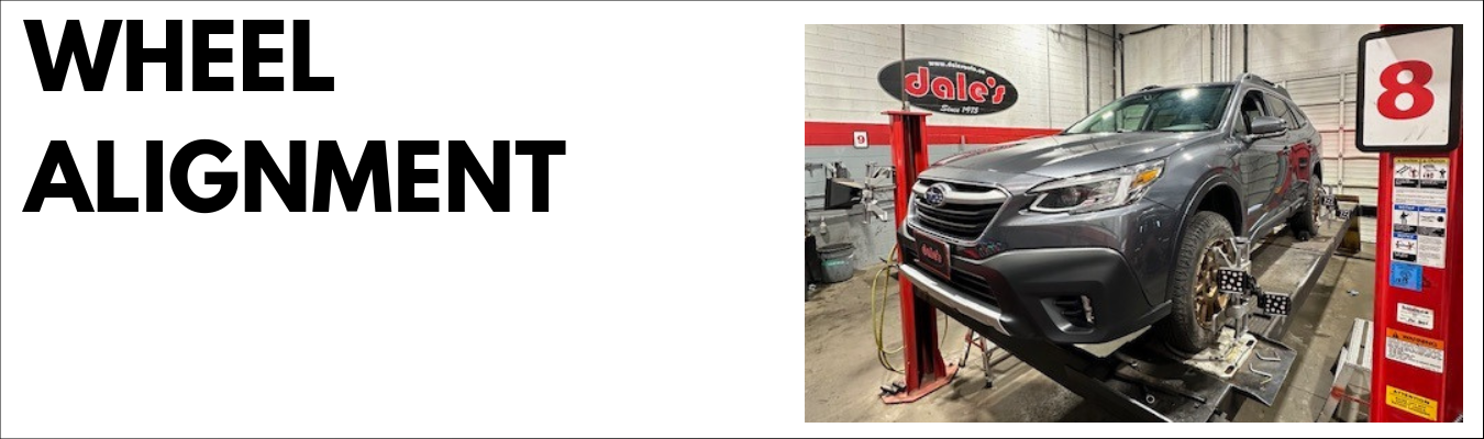 Subaru Wheel Alignment Dales Auto Service 