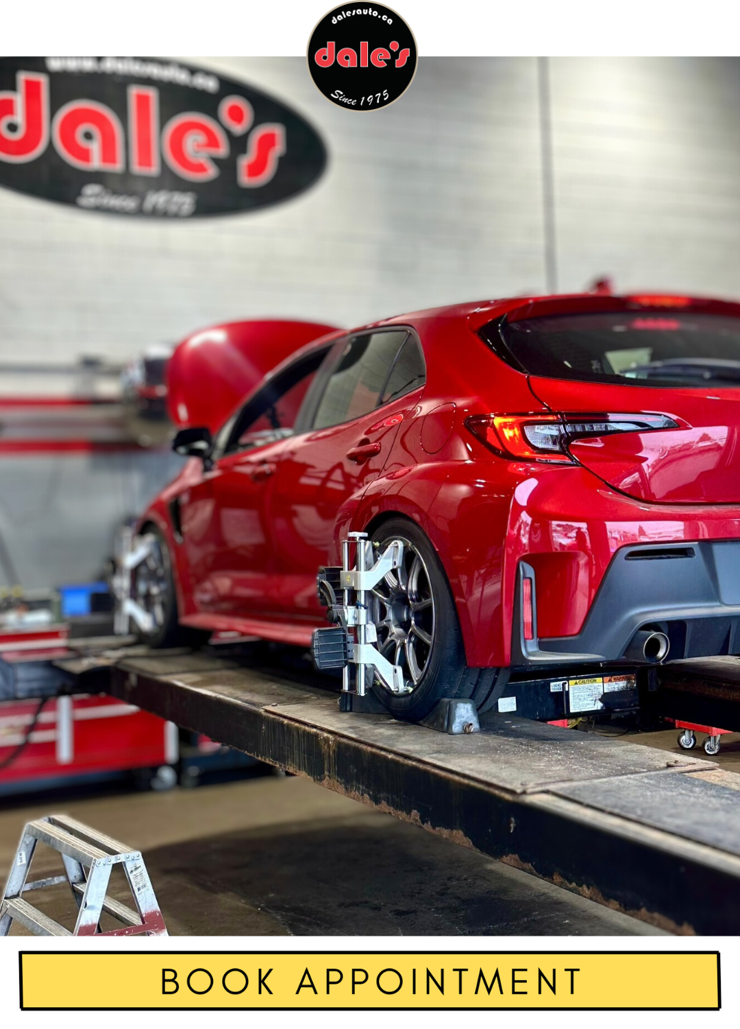 Lowered Vehicle Wheel Alignment Dales Auto Service (1)